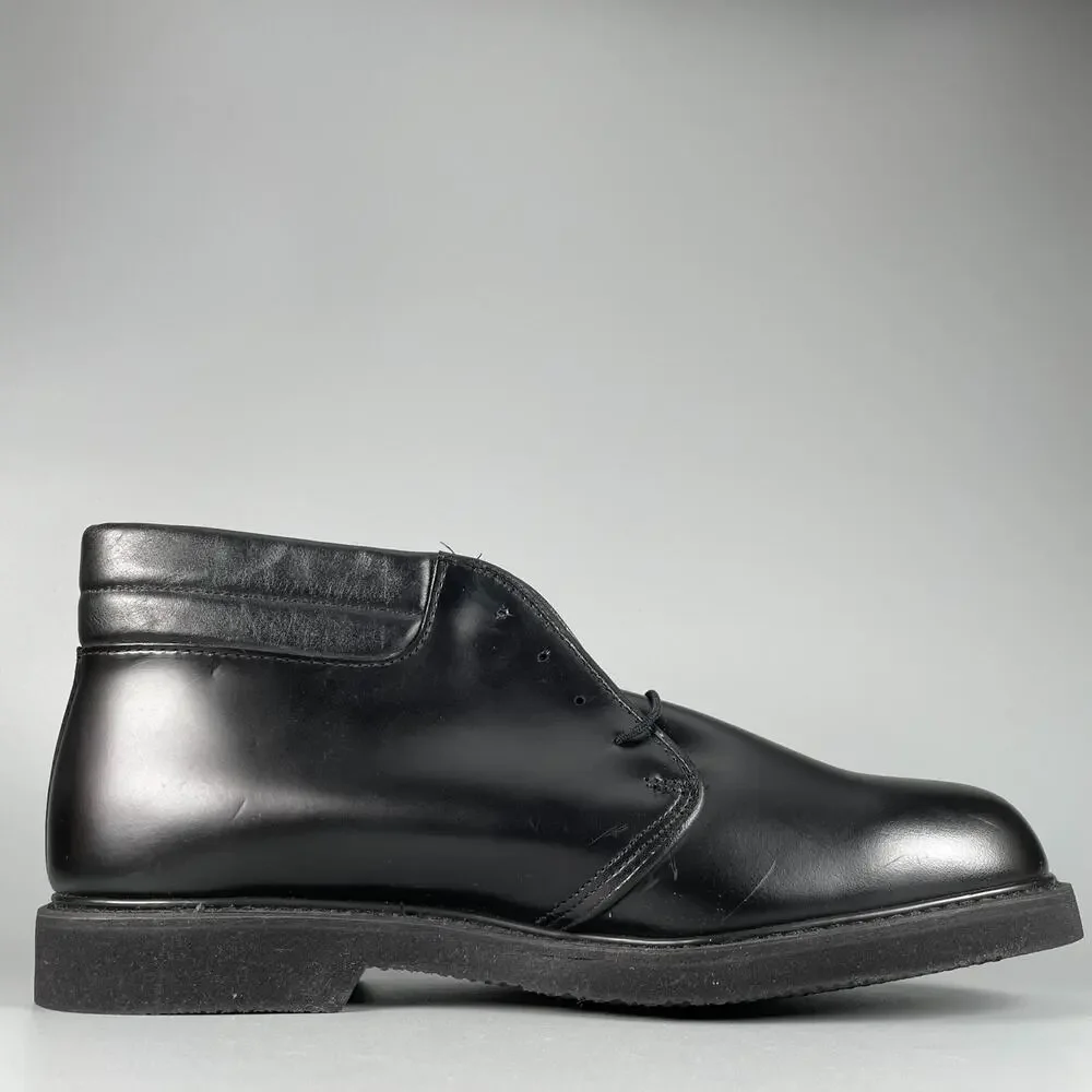 Bates Lites Men's Size 12 D Black Leather Chukka Ankle Boots Casual Lace Up EUC